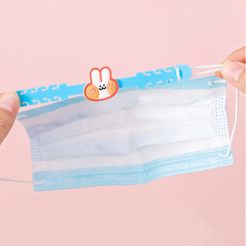 Phụ kiện gắn quai khẩu trang nối dài chống trượt có thể điều chỉnh kiểu dáng dễ thương tiện dụng