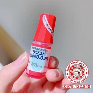 Lọ nhỏ mắt chống cận thị sacoba 5ml Nhật bản