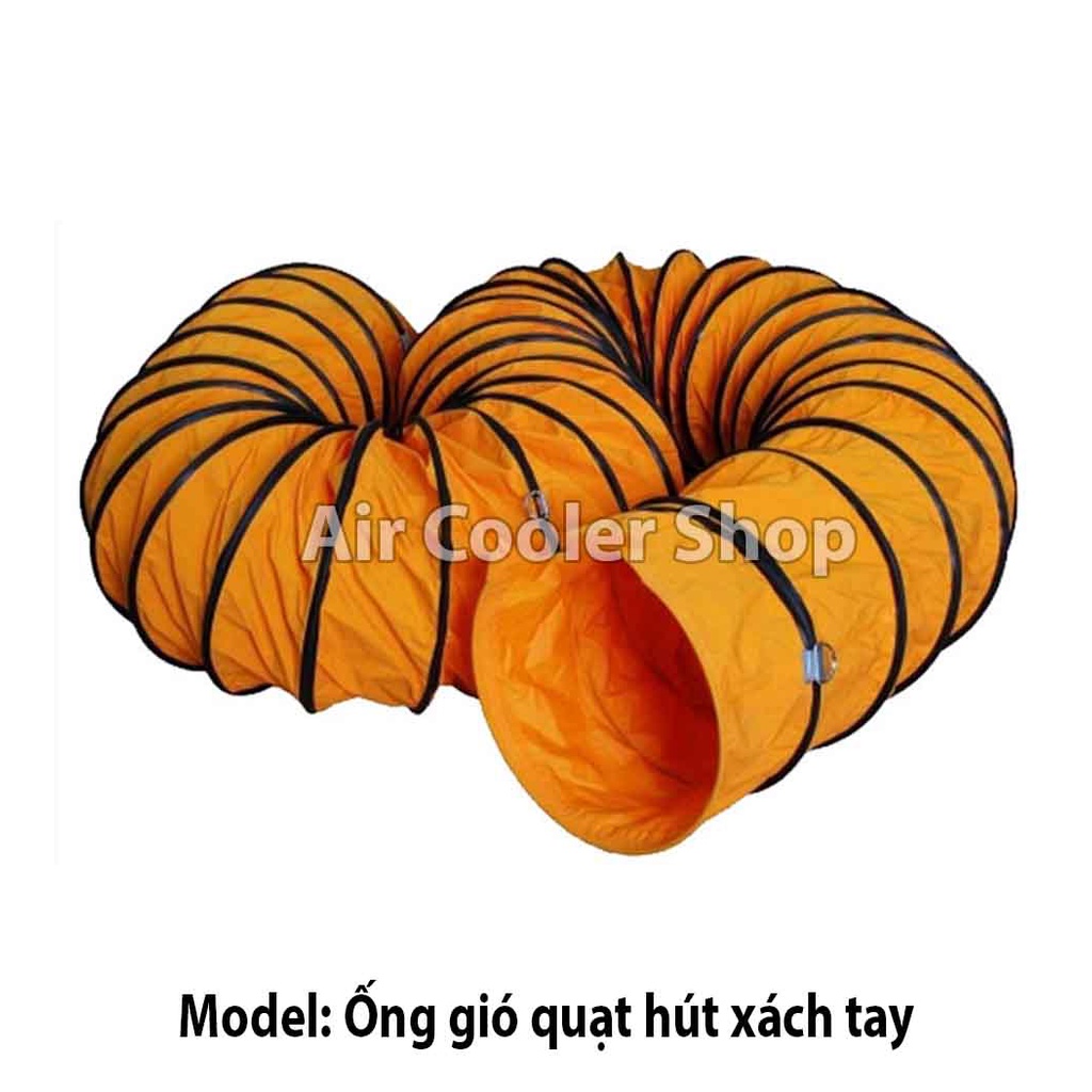 Ống gió vải bạt simili quạt hút thông gió phi 200-250-300mm (5 mét)