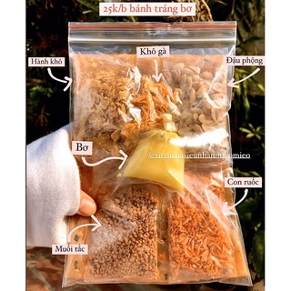 Bánh tráng bơ cuốn full topping (200g) (sẵn hàng)