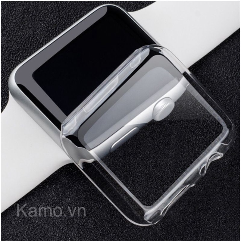 Ốp apple watch series 7 6 5 4 3 1 se, ốp dẻo trong suốt full body bảo vệ apple watch 38mm 40mm 42mm 44mm -đồng hồ iwatch