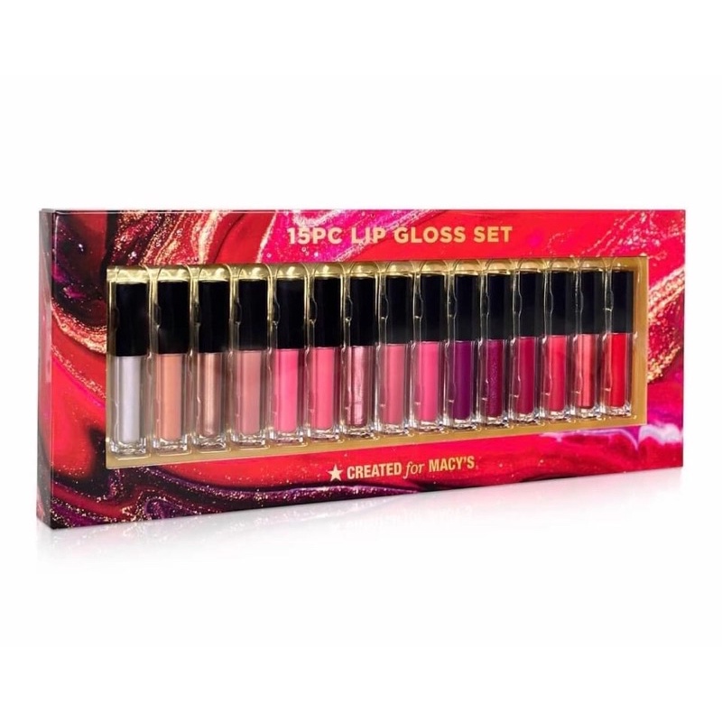 🎁 Set 15 son Macy’s Mỹ như hình. Son nhũ bóng nhẹ, các màu dễ phối.set 3 cây 260k
