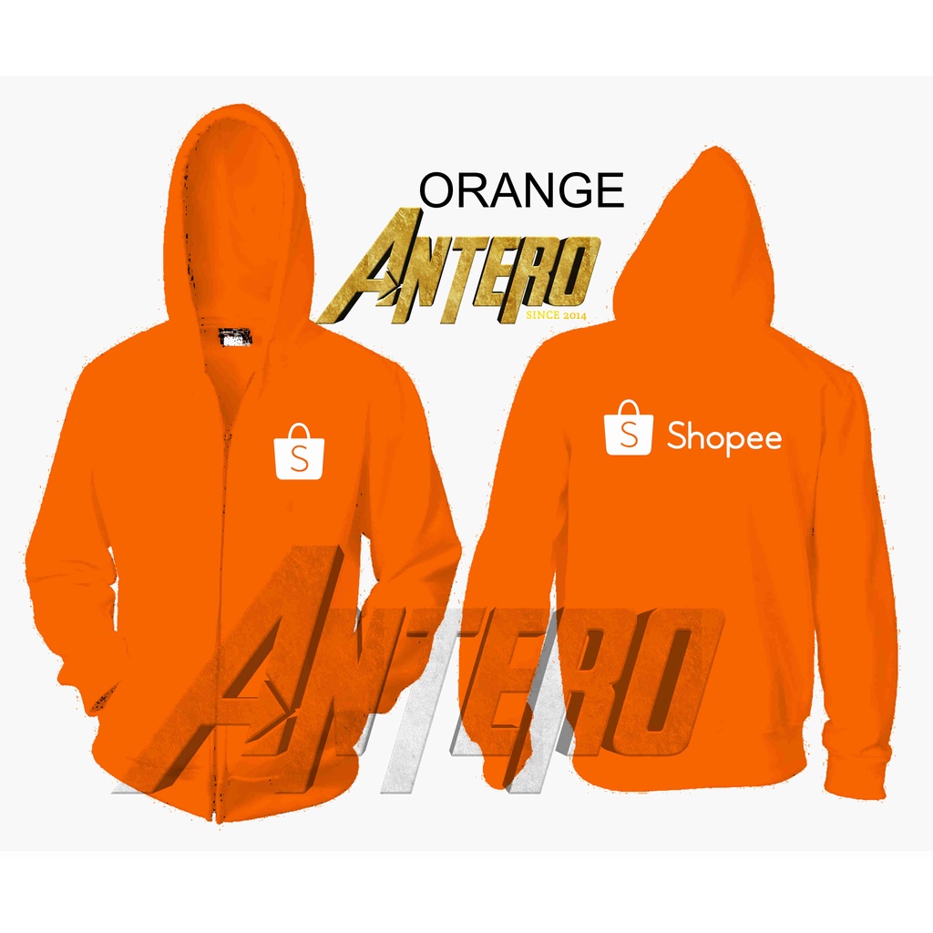 Áo khoác dây kéo logo Shopee