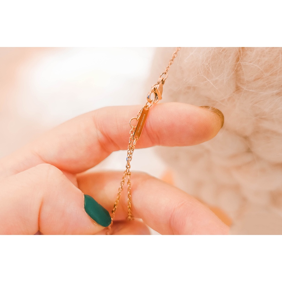 Dây Chuyền Daniel Wellington Elan Necklace Rose Gold DW Chính Hãng - OtisWatch
