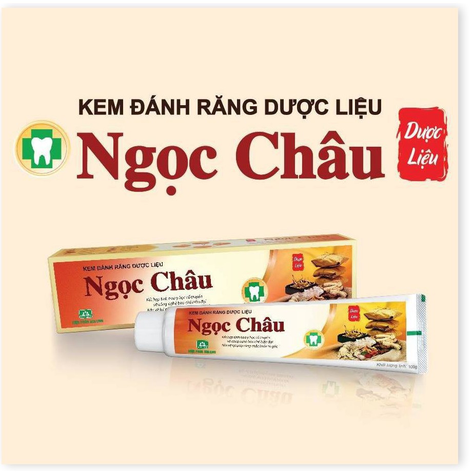 Kem Đánh Răng Dược Liệu Ngọc Châu 100gr