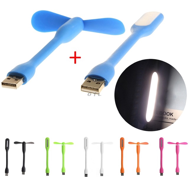 Bộ quạt mini có đèn LED