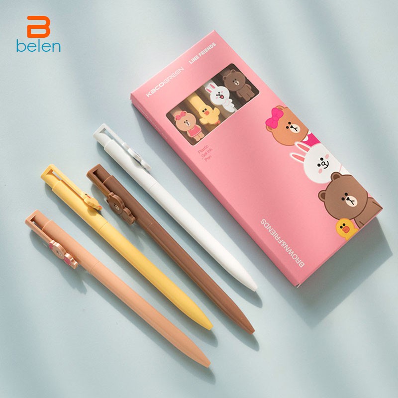 Bút Kaco LINE FRIENDS ngòi 0.5mm