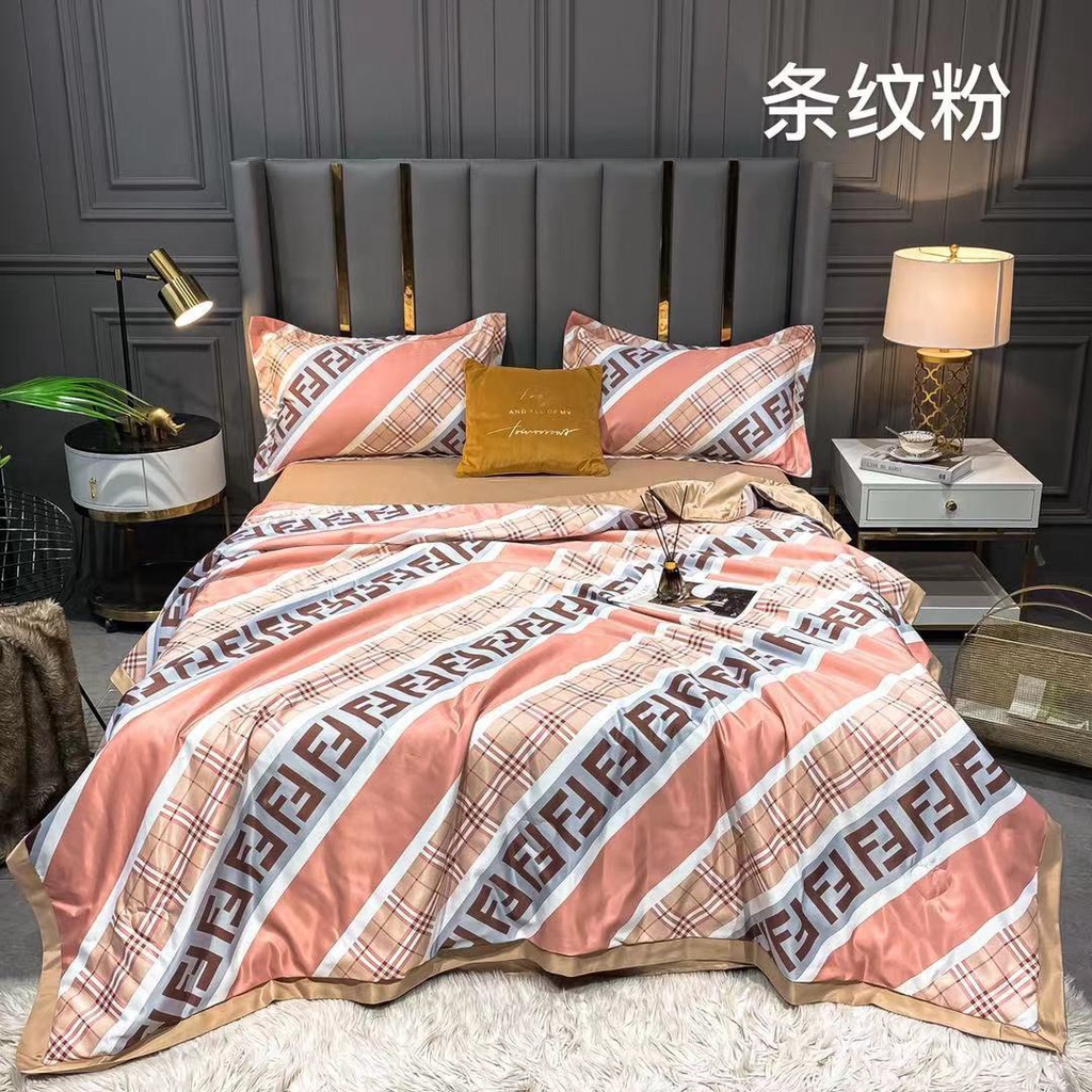 CHĂN LỤA THÁI TENCEL MỀM MỊN MÁT LẠNH (không kèm ga gối)