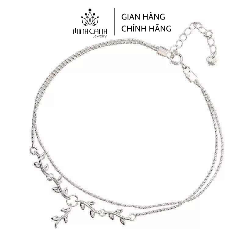 Lắc Chân Bạc Nhành Lá Nhỏ - Minh Canh Jewelry