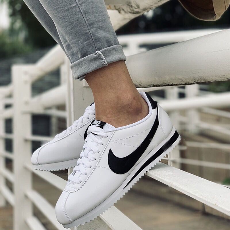 Giày Nike Cortez Leather Đen chính hãng | BigBuy360 - bigbuy360.vn