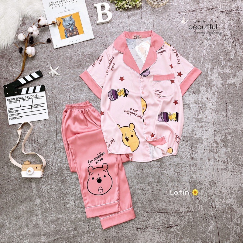 Đồ pyjamas Latin gấu pooh