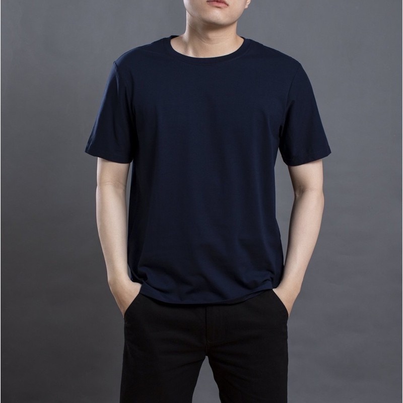 Áo thun trơn tay lỡ dáng rộng unisex, áo phông nam nữ form rộng đen trắng Zinti Shop AT01