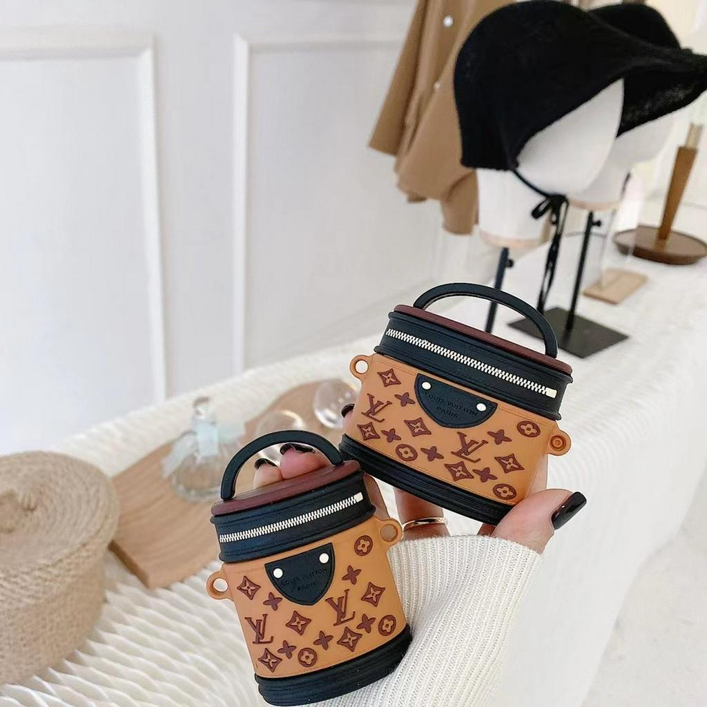 Vỏ Bảo Vệ Hộp Sạc Tai Nghe Hình Túi Xách Ngộ Nghĩnh Cho Airpods 1 / 2