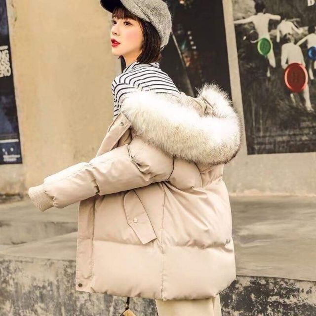 ÁO PHAO MŨ LÔNG DÀY DẶN SIÊU ẤM