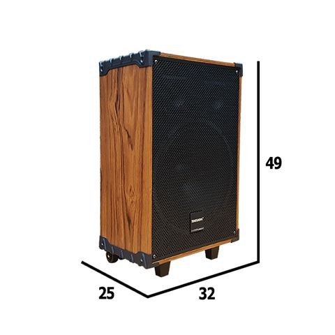 Loa kéo thùng gỗ hát karaoke, nghe nhạc bass 2 tấc kết nối bluetooth, usb HAMERSH H8-28 hàng chính hãng