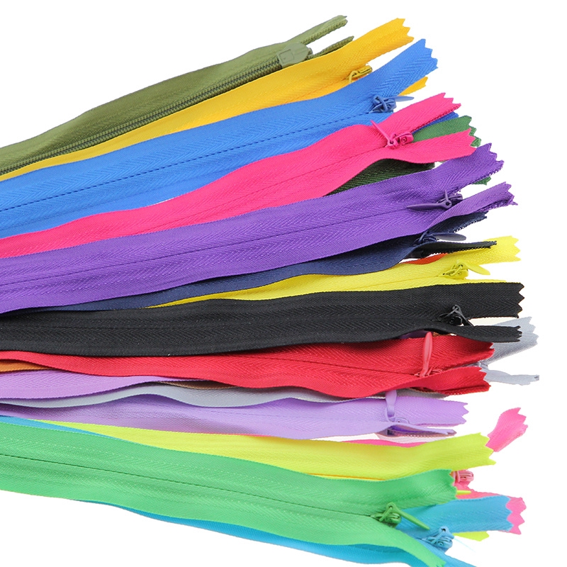 20-60 Cm Invisible Zipper / DIY Nylon Coil Zipper for Sewing Clothes / Handmade Garment Sewing Zippers / Home Textile Accessories