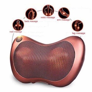 Gối matxa hồng ngoại 8 bi