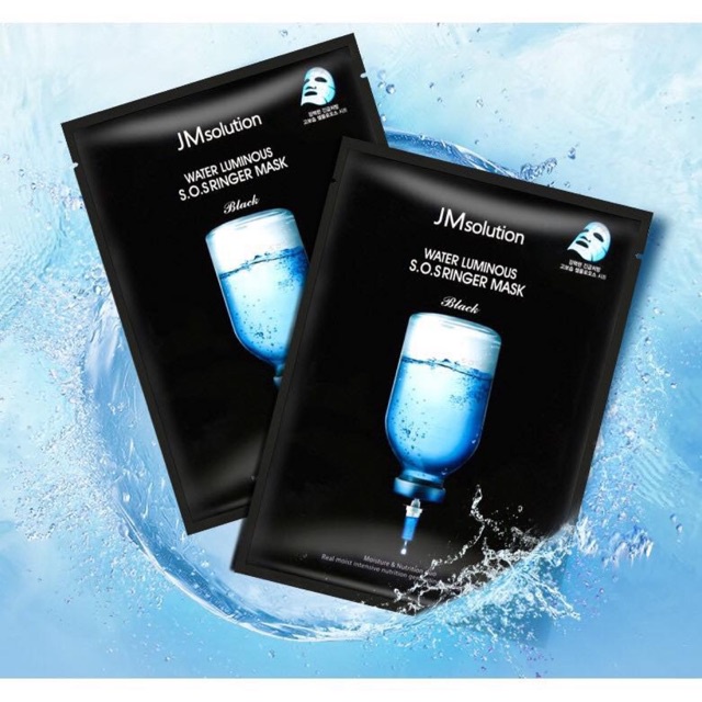 Combo 5 Mặt Nạ Dưỡng Ẩm Và Làm Dịu Da JM Solution Water Luminous S.O.S Ringer Mask 35ml x 5