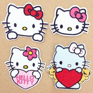 Miếng dán ủi thêu hình Hello Kitty