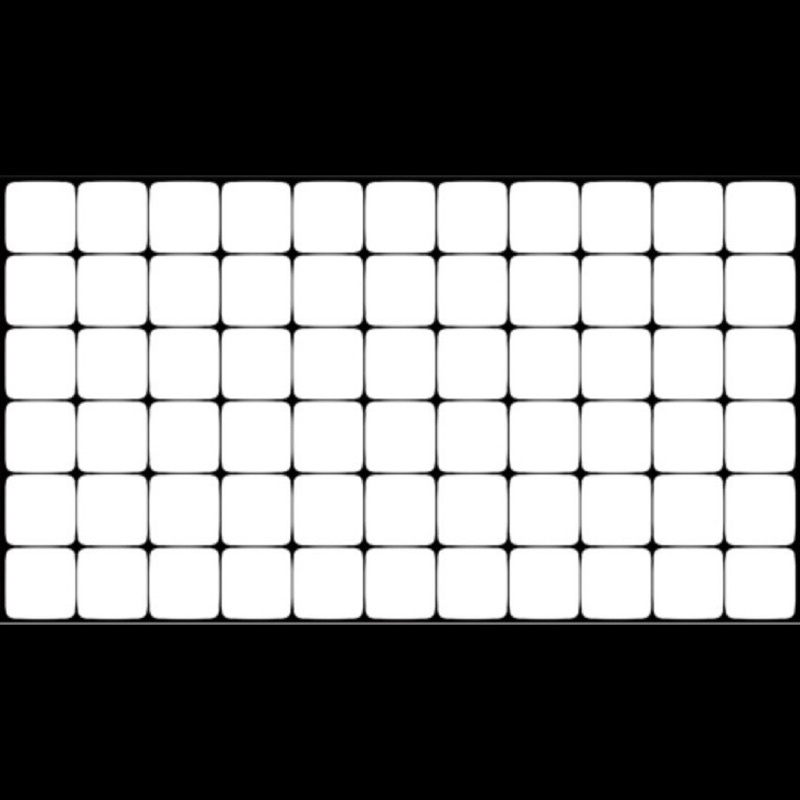 Tranh 3D dán đáy hồ cá mẫu kẻ caro ô cờ - nền trắng kẻ đen