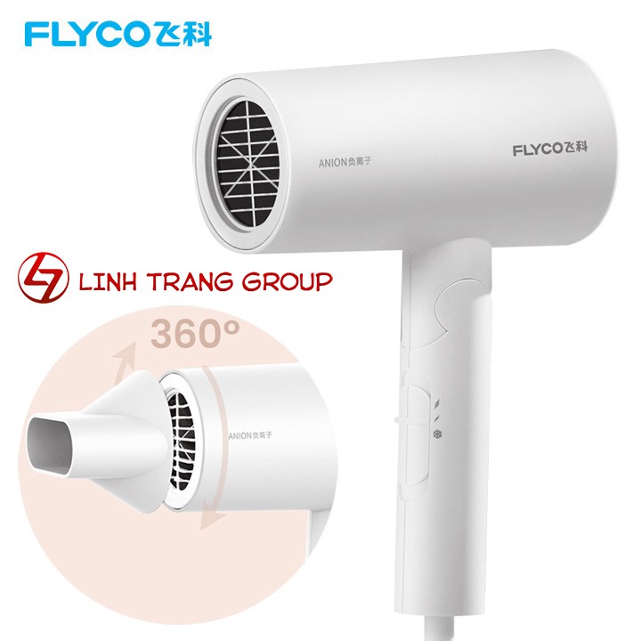 Máy sấy tóc 1800W Flyco FH6276 FH6277 - sấy nóng lạnh 2 chiều