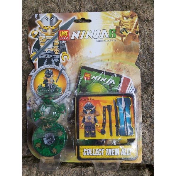 Vỉ con quay ninjago hãng LELE—BOLE