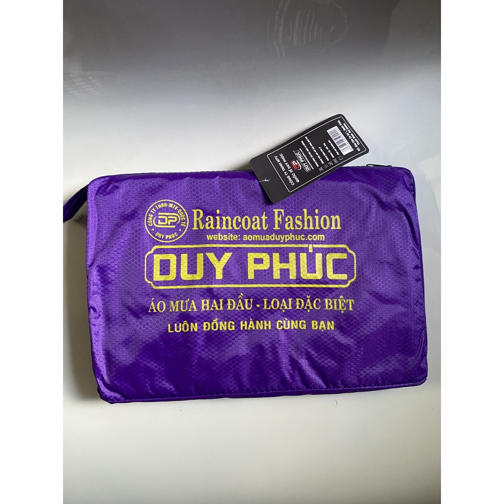 Áo mưa 2 đầu Duy Phúc chống thấm - vải dù siêu nhẹ