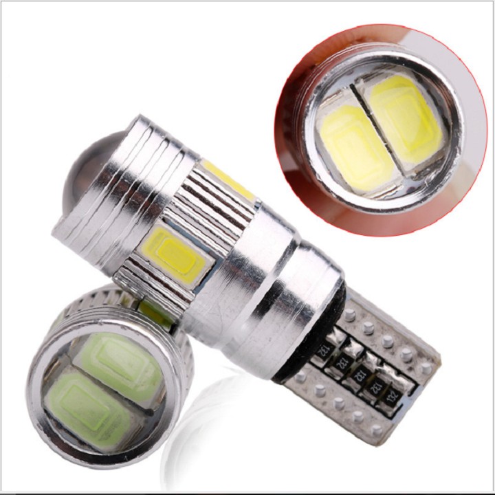 Bộ 04 Bóng LED xi nhan xe máy - thấu kính
