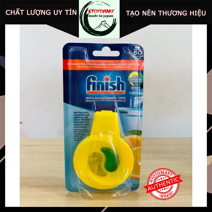 Tinh dầu Treo khử mùi máy rửa chén bát Finish 4ml hương Chanh thơm ngát [nhập Đức]