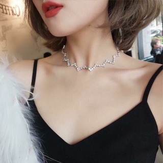 Vòng cổ zic zac đá nhân tạo