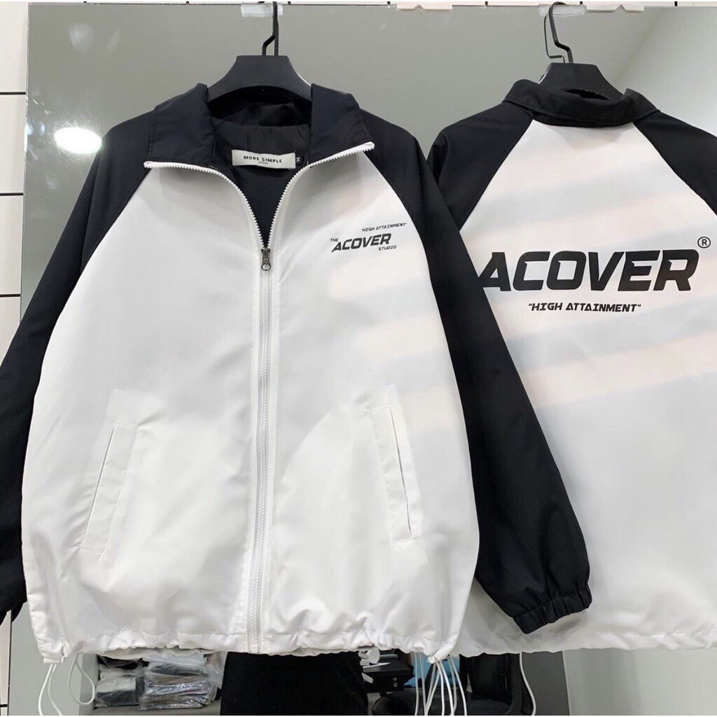 Áo Khoác Gió Dù ACOVER Form Rộng Bigsize Kiểu Dáng Unisex Nam Nữ Ulzzang Phong Cách Cá Tính Năng Động Trẻ Trung