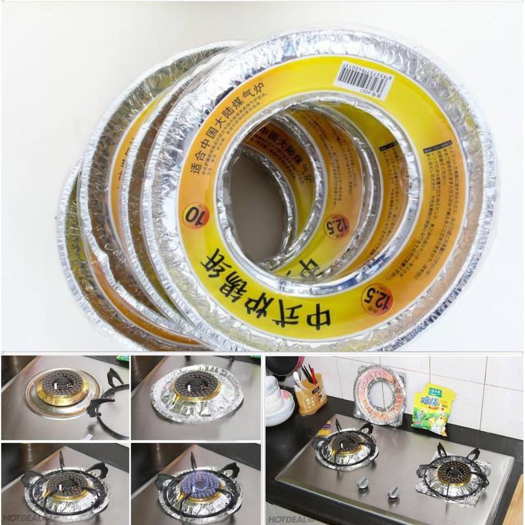 Set 10 lót bếp gas tròn