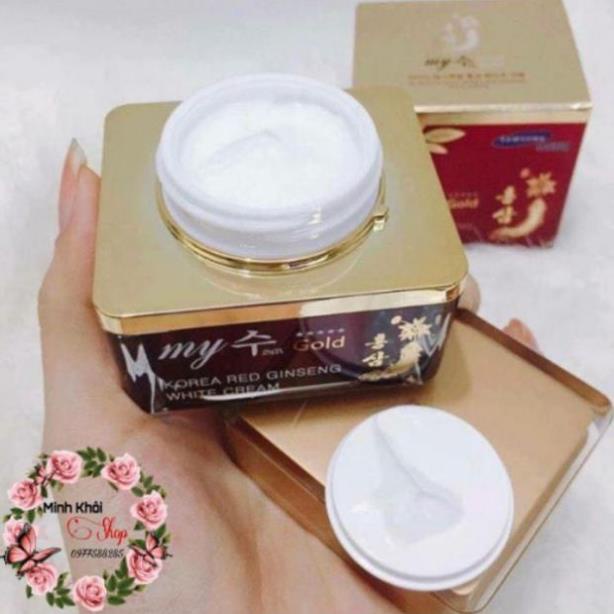 KEM HỒNG SÂM HÀN QUỐC MY GOLD KOREA RED GINSENG WHITE CREAM