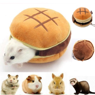 Giường ngủ thú cưng nhỏ hoặc hamster hình bánh burger 3.15x2.36 Inches