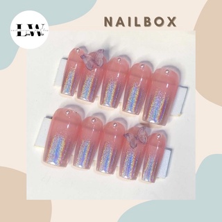 NAIL BOX OMBRE HOLOGAM MIX BƯỚM