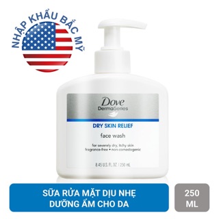 Sữa rửa mặt Dove Dermaseries Dry Skin Relief 250ml