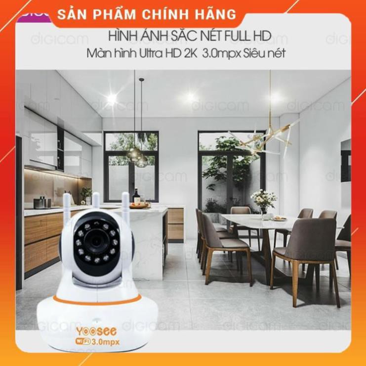 [FREESHIP - Bảo hành 12 tháng] Camera IP YooSee 3.0mpx - Ultra HD 2K Siêu nét | BigBuy360 - bigbuy360.vn