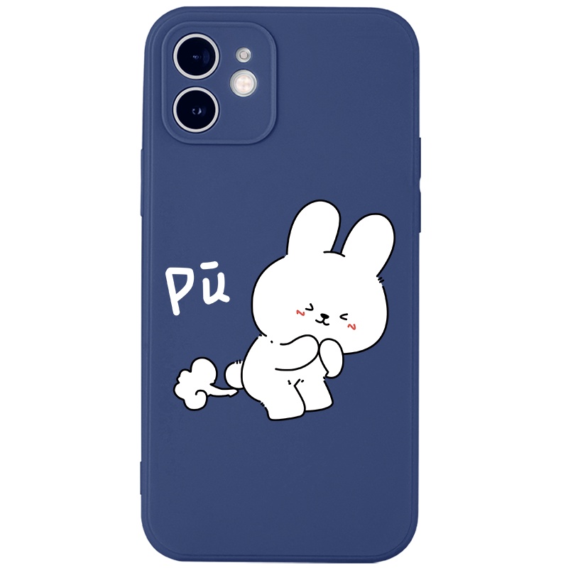 Ốp lưng JURSUE mềm hoạt hình cặp đôi dễ thương đẹp cho iPhone 13 12 11 Pro Max SE 2020 X XR XS ip 8 7 6 6S Plus kute Y34