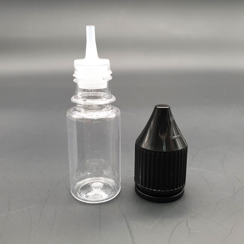 Chai Chiết Nhựa 10ml Nắp Trắng Thân Trong Suốt Dụng Cụ Chiết Dung dịch Phun Xăm