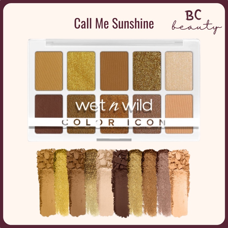Bảng Phấn Mắt Wet N Wild Color Icon 10 Pallete | Bảng 10 Ô Dễ Phối Màu, Nhỏ Gọn Tiện Lợi, Phù Hợp Cho Nhiều Dịp