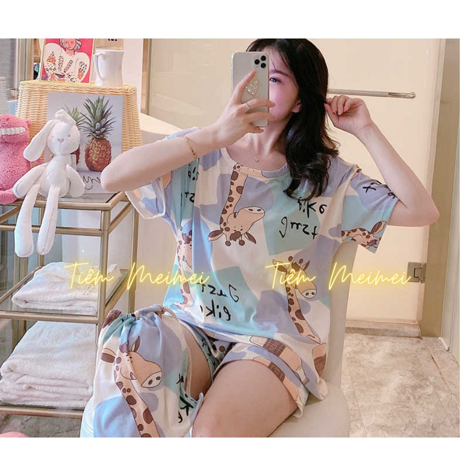 Đồ bộ mặc nhà form rộng dễ thương nhiều họa tiết | BigBuy360 - bigbuy360.vn