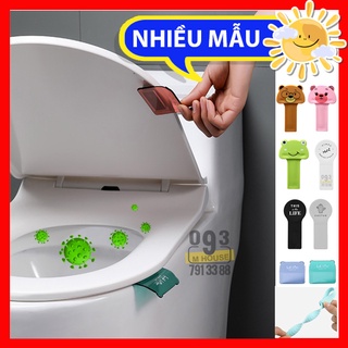 Combo 3 Miếng Dán Mở Nâng Đóng Nắp Bồn Cầu Tránh Vi Khuẩn