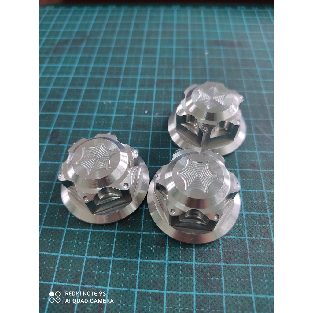 Tán Inox cốt bánh sau cho xe tay ga -