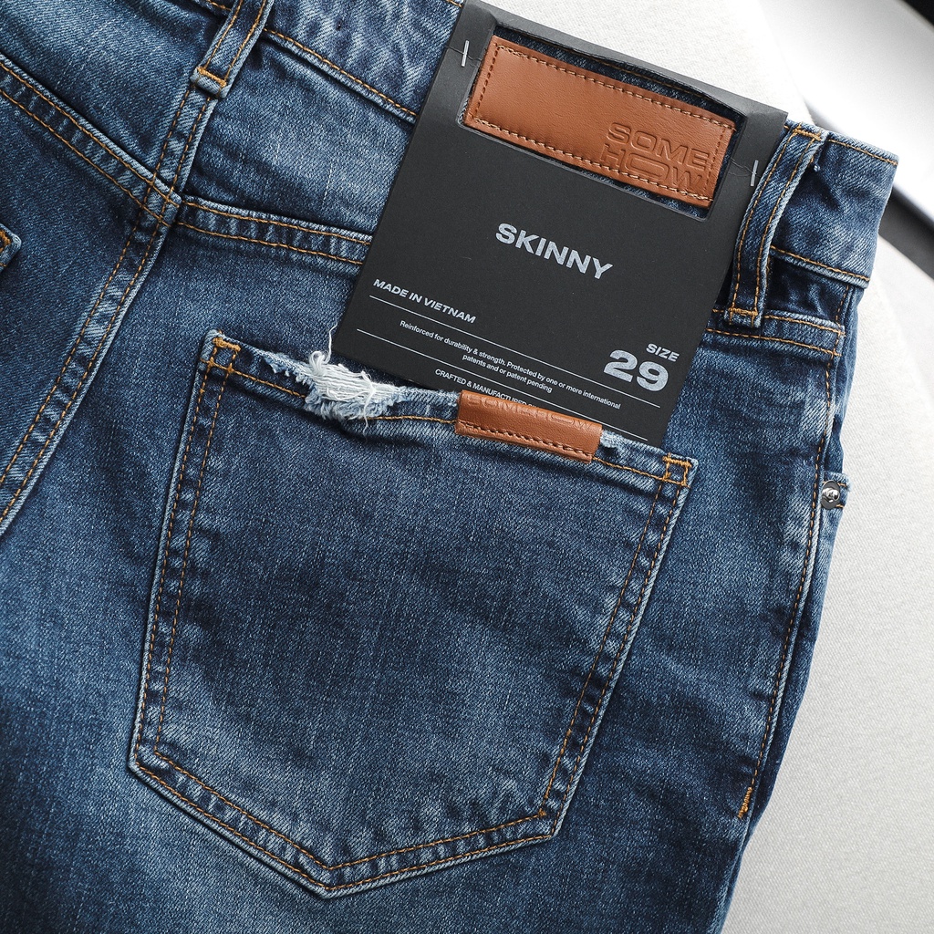 Quần Short Nam Skinny Jean Brown Tag , Chất Denim Thoải Mái , QD003188 ,SOMEHOW