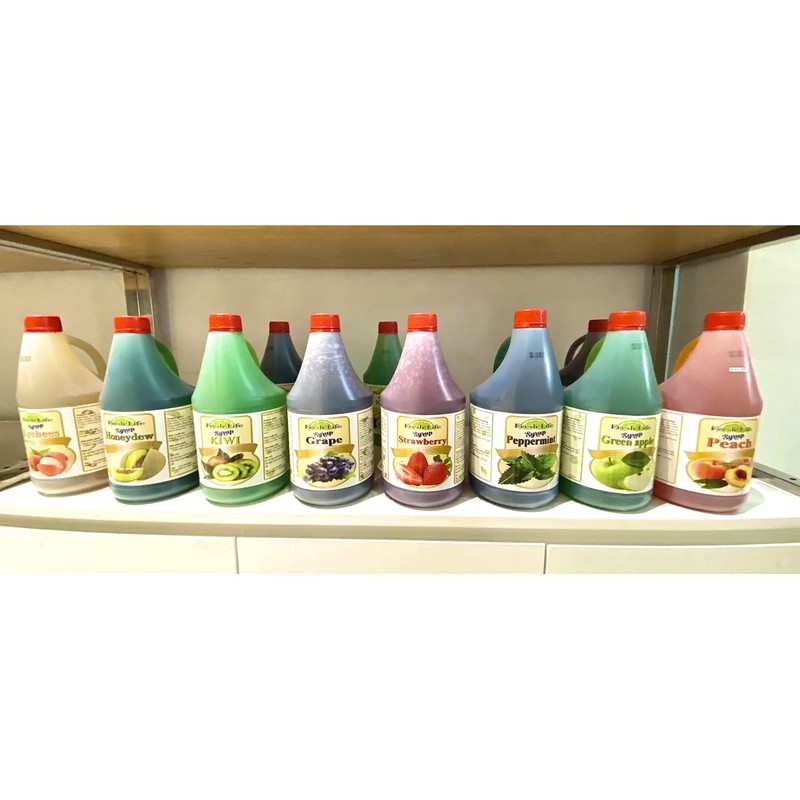 Siro Trái Cây Fresh Life Loại 2,5Kg (Dâu,Nho,Kiwi)