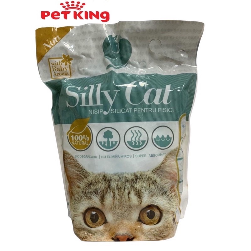 Cát THỦY TINH Secco Silly Cat 5Lít Siêu Rẻ-Siêu Tiết Kiệm- Được Tin Dùng Nhiều Nhất Hiện Nay.