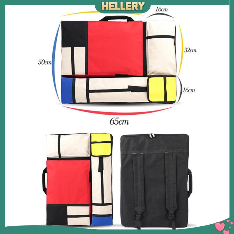 Ba Lô Vải Bố 4K Đựng Giấy Vẽ Nghệ Thuật