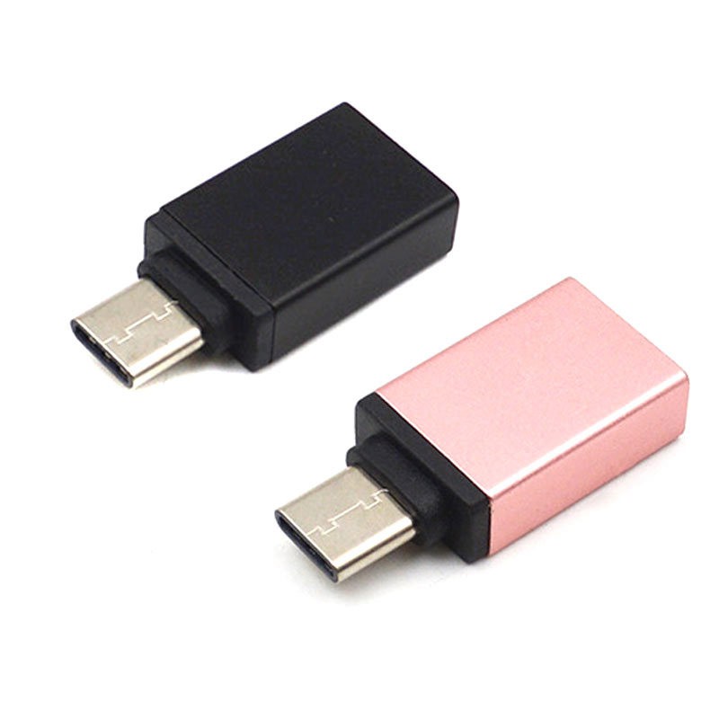 Mini USB 3.1 Type-C Cable Adapter To USB 3.0 Aluminium Alloy OTG Converter For All Type-c Mobile Phone Tablet PC Macbook