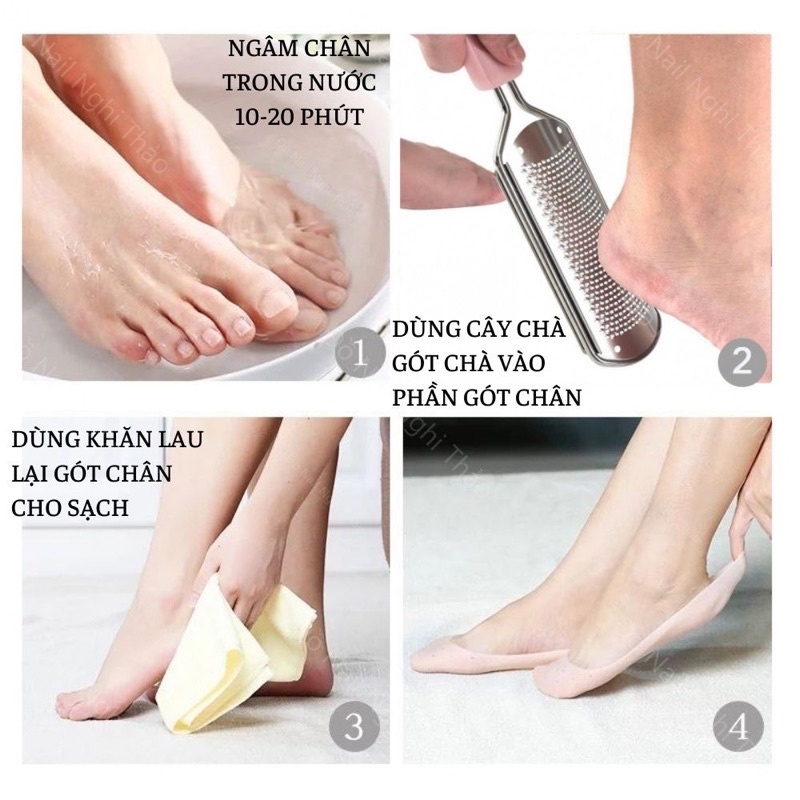 Dụng cụ chà gót chân, bàn chà gót chân