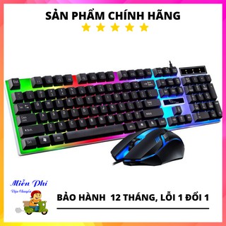 Bàn Phím Chuột Giả Cơ G21,Keyboard bàn phím Chuyên game đèn LED 7 màu vô cùng đẹp,Hàng Chính Hãng